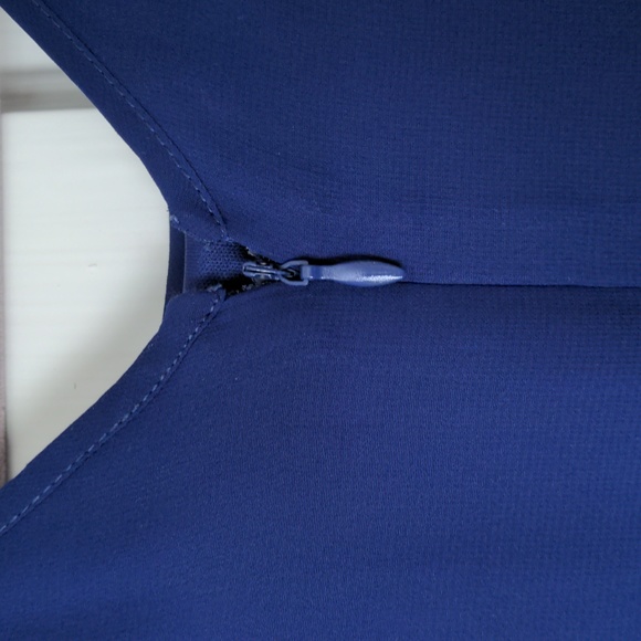 Indigo Dress with accompanying gold necklace (NWT!) - Picture 8 of 9